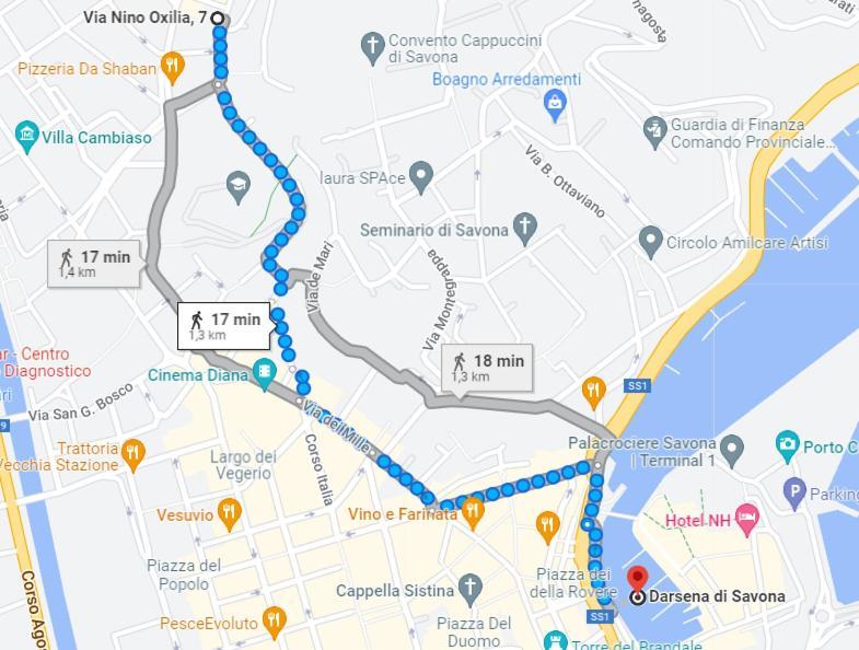 Appartamento Con Ac-Wi-Fi- Centro A 7 Min Savona Bagian luar foto