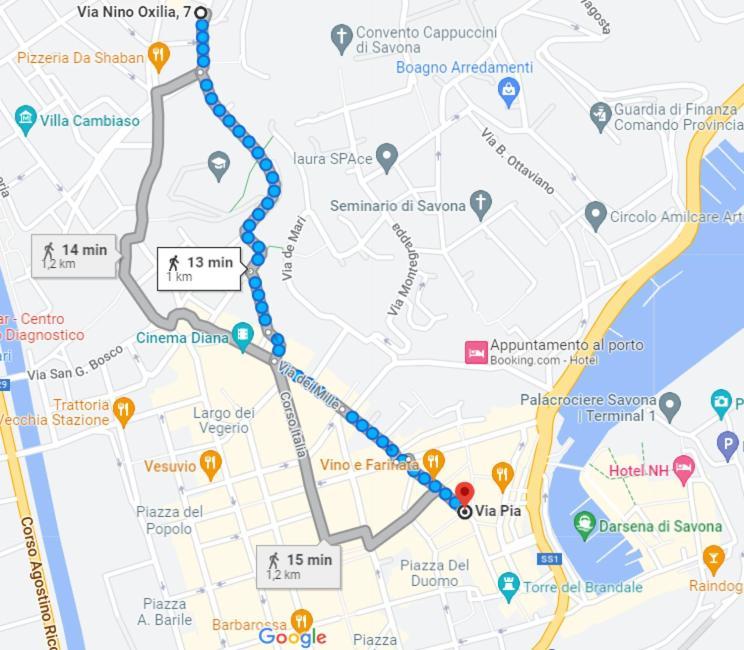Appartamento Con Ac-Wi-Fi- Centro A 7 Min Savona Bagian luar foto
